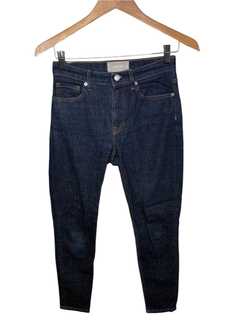 Everlane High Rise Dark Wash Jeans Women Size 25 Regular BLEMISH